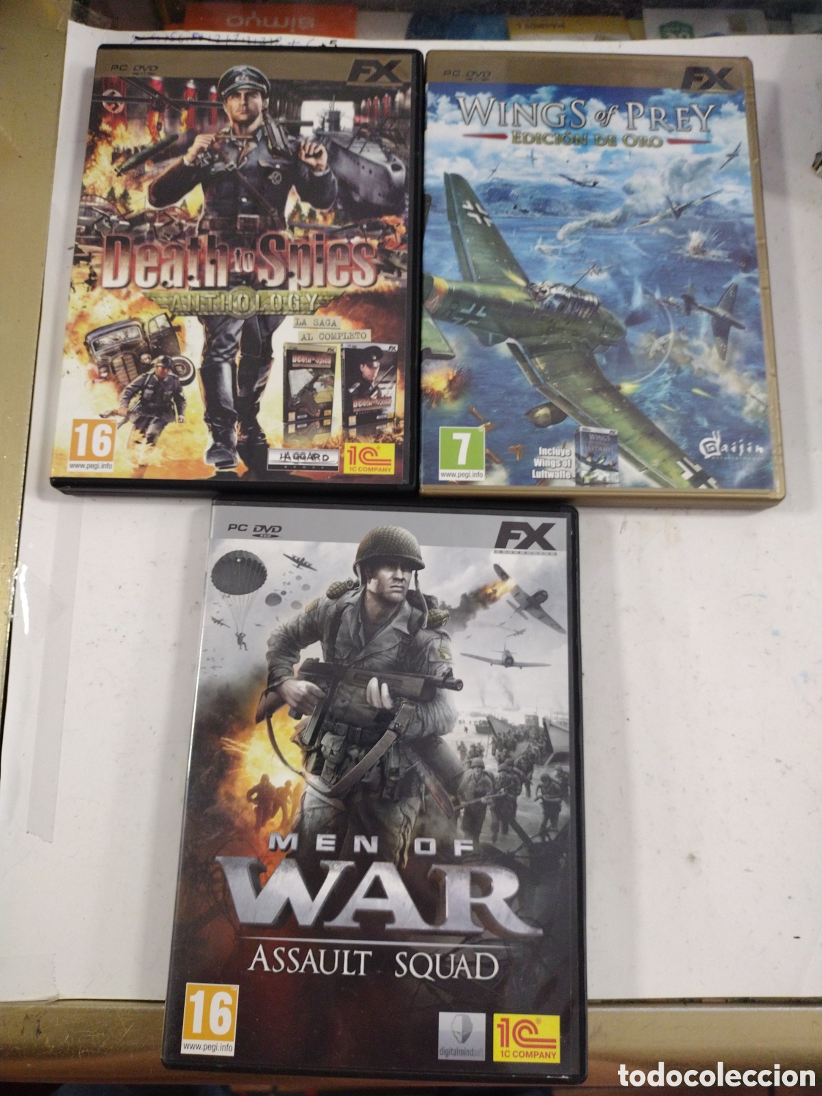 Videojuegos y consolas: WORLD WAR II. Caja con 3 juegos. PC - Foto 4