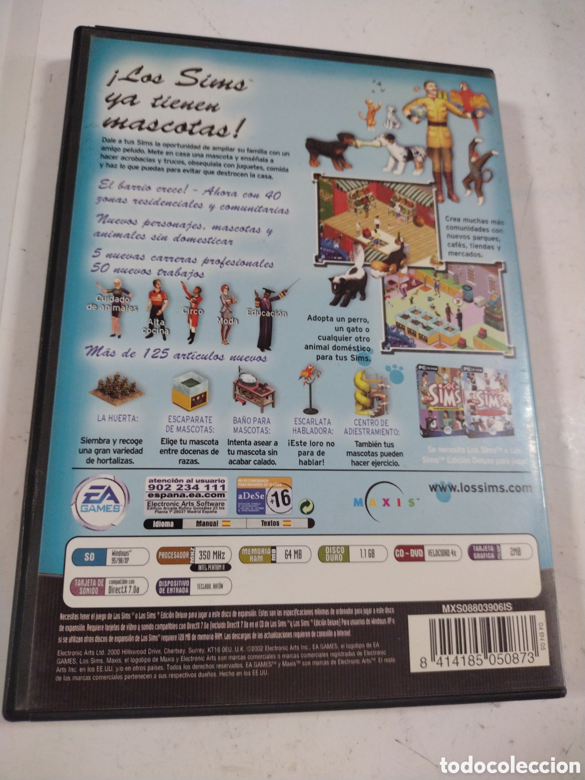 Videojuegos y consolas: LOS SIMS - ANIMALES A RAUDALES. PC. - Foto 2