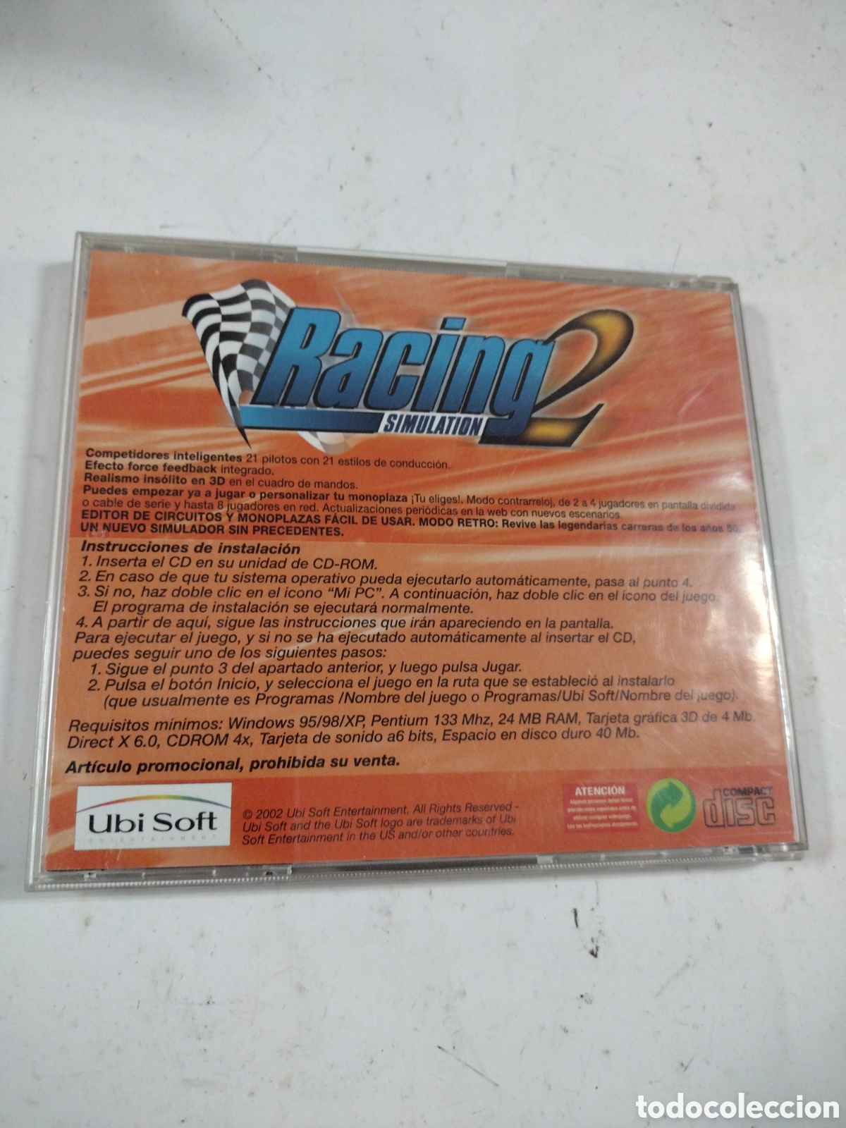 Videojuegos y consolas: RACING 2 SIMULATION - PC. - Foto 2