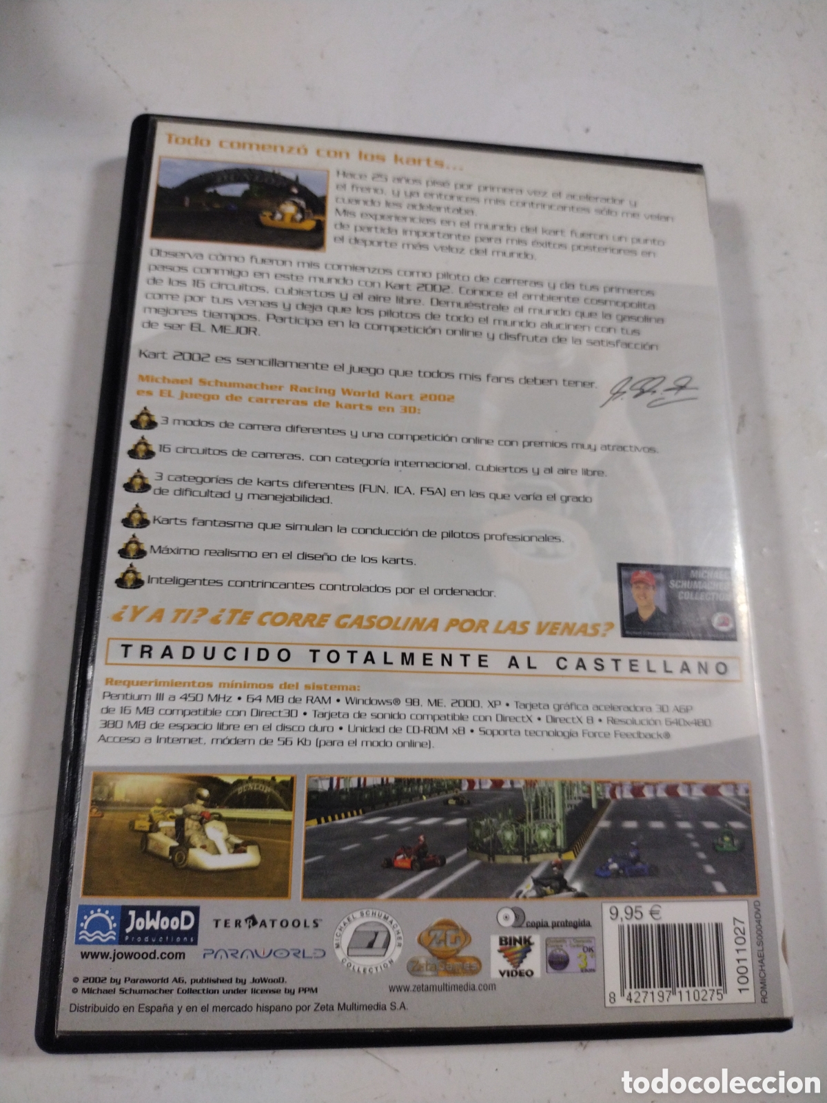 Videojuegos y consolas: KART 2002 MICHAEL SCHUMACHER RACING WORLD - PC. - Foto 2