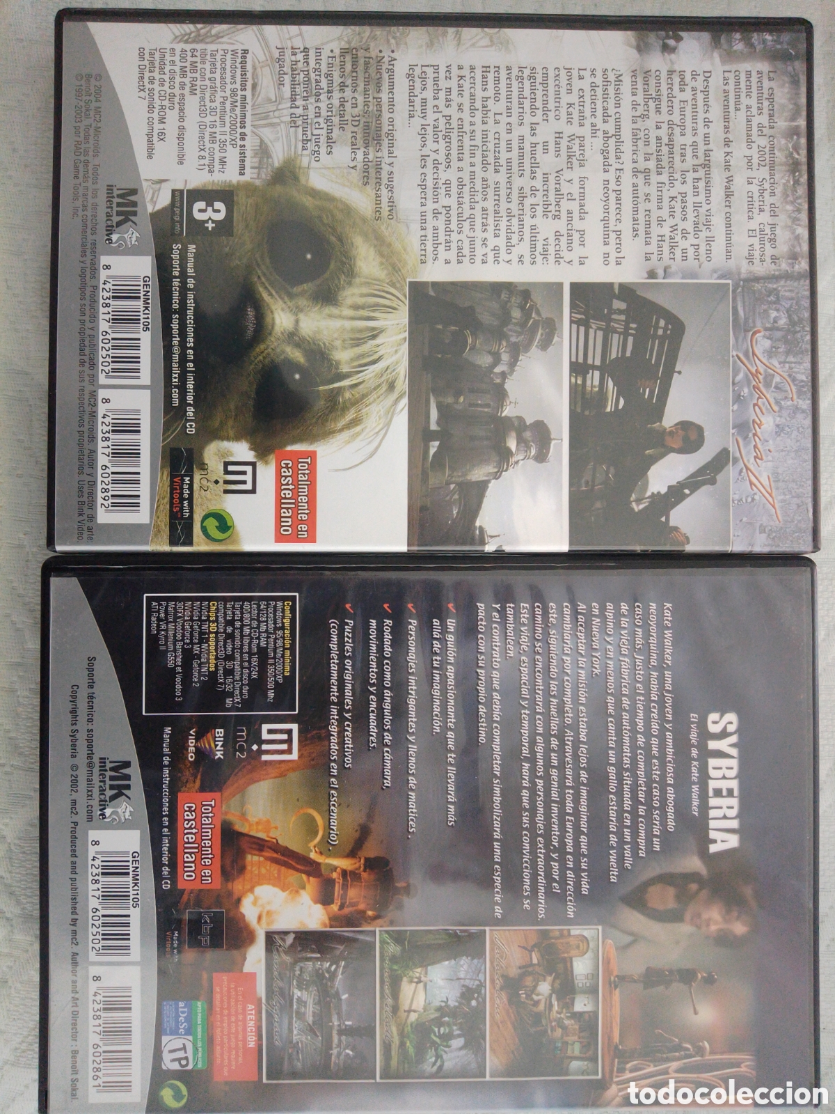 Videojuegos y consolas: Juego PC Syberia I y II - Foto 2