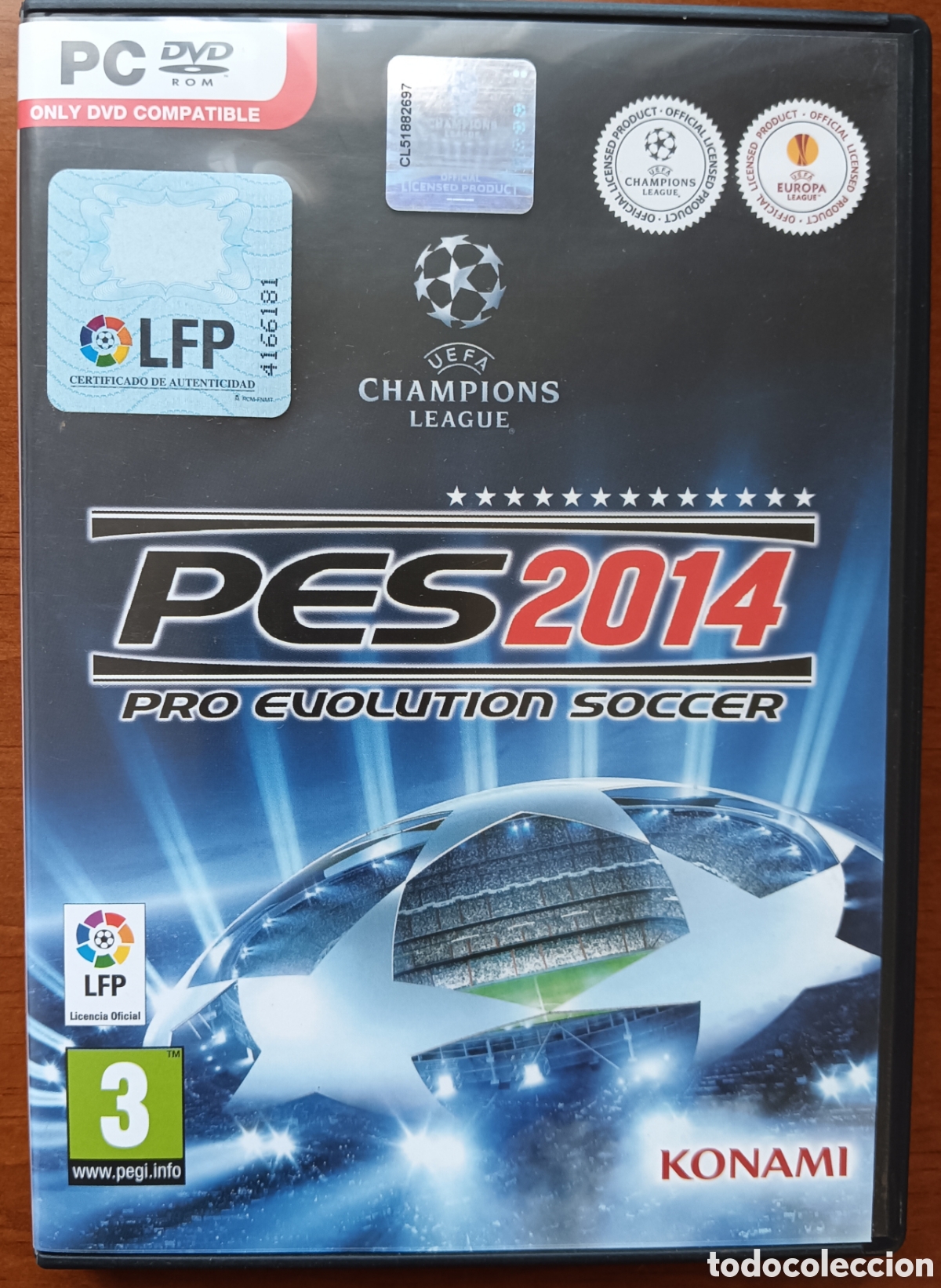 Videojuegos y consolas: PC GAME Pack PRO EVOLUTION 12 - PRO EVOLUTION 13 - PRO EVOLUTION 14 PAL EU en Castellano (3 juegos) - Foto 8