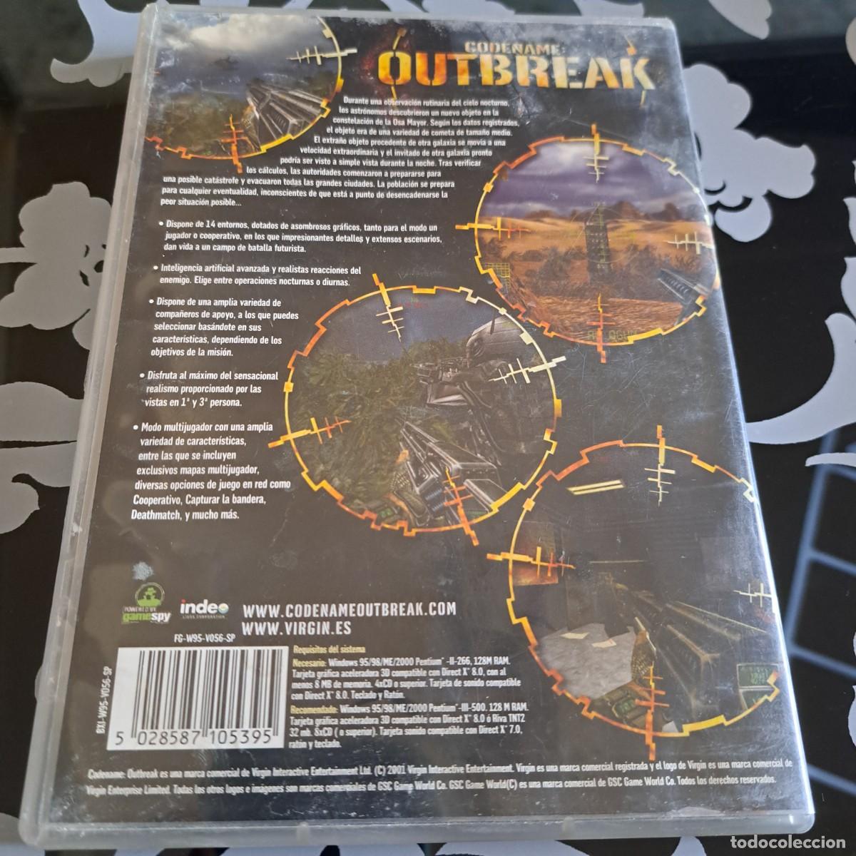 Videojuegos y consolas: Codename: Outbreak. PC cd-rom - Foto 2