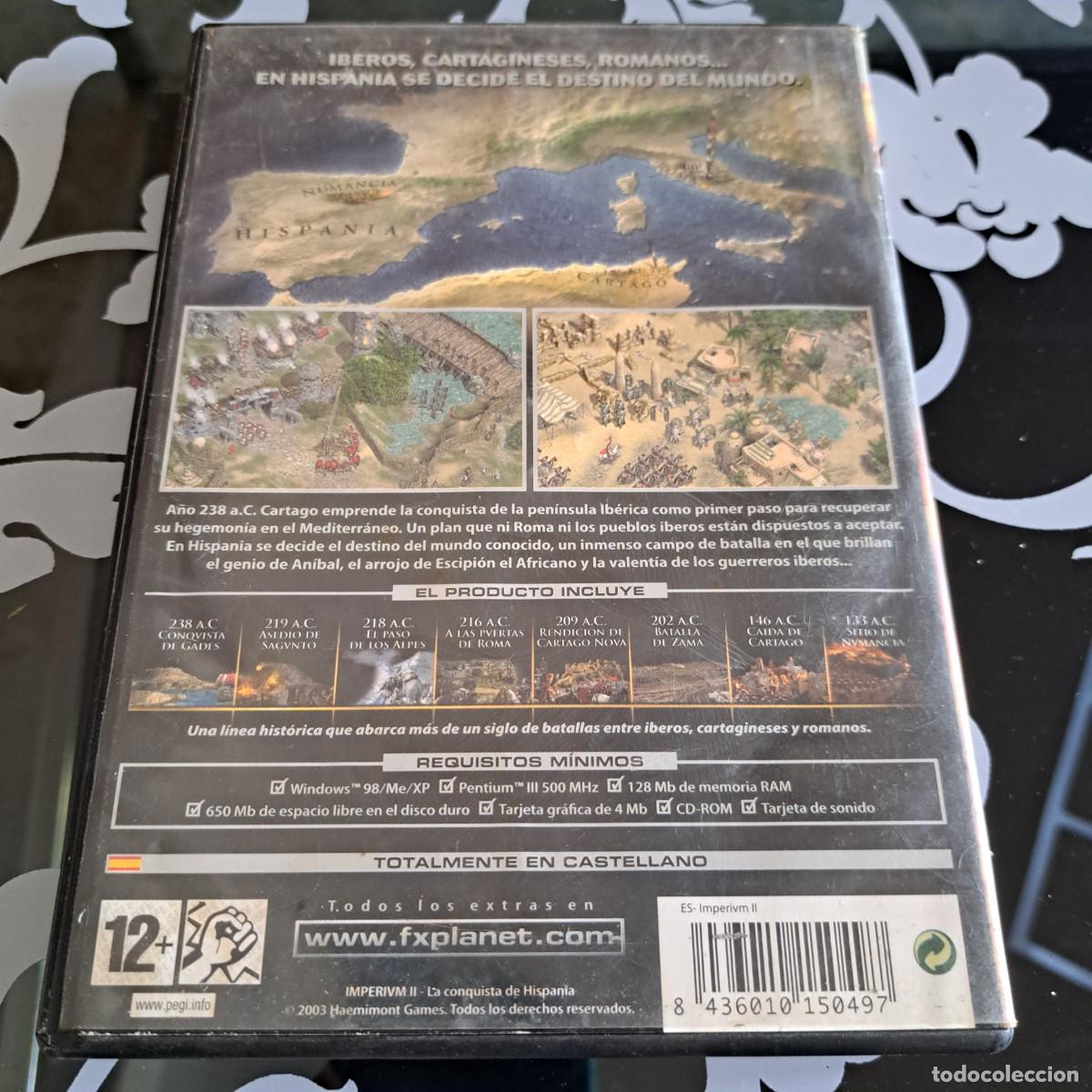 Videojuegos y consolas: Imperium II. La conquista de Hispania. PC cd-rom - Foto 2