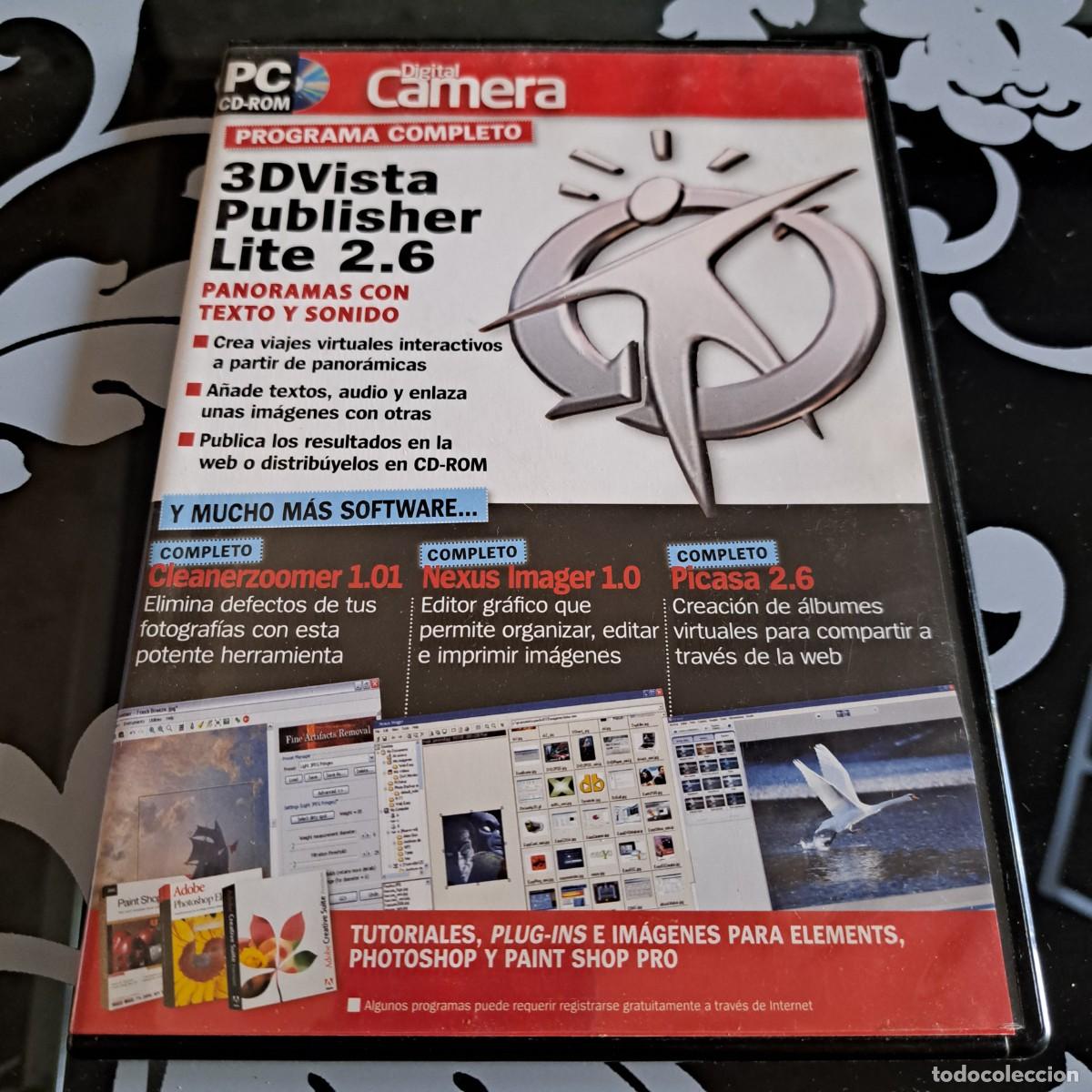Videojuegos y consolas: 3DVista Publisher Lite 2.6. Digital Camera. PC DVD ROM. - Foto 1