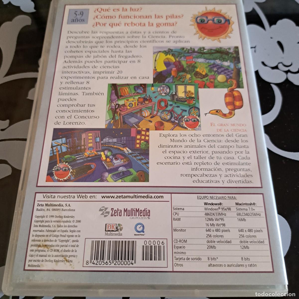 Videojuegos y consolas: El peque&ntilde;o aventurero de la ciencia. CD ROM. - Foto 2