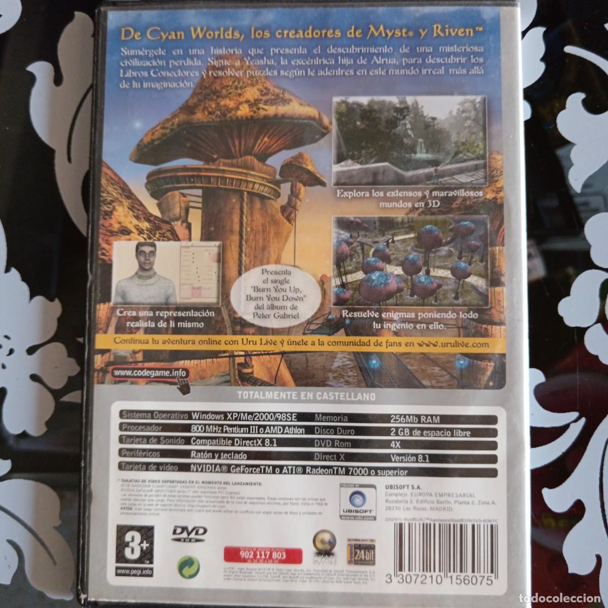 Videojuegos y consolas: Mist URU Ages beyond Myst. PC DVD ROM - Foto 2