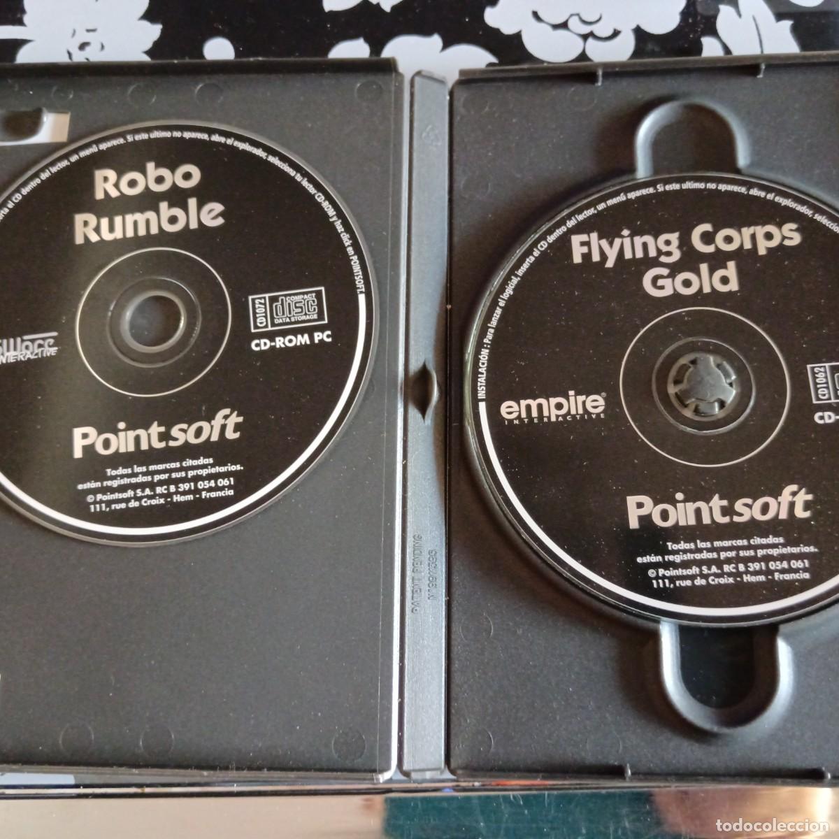 Videojuegos y consolas: Flying Corps Gold / Roborumble. PC CD ROM (2 discos) - Foto 3