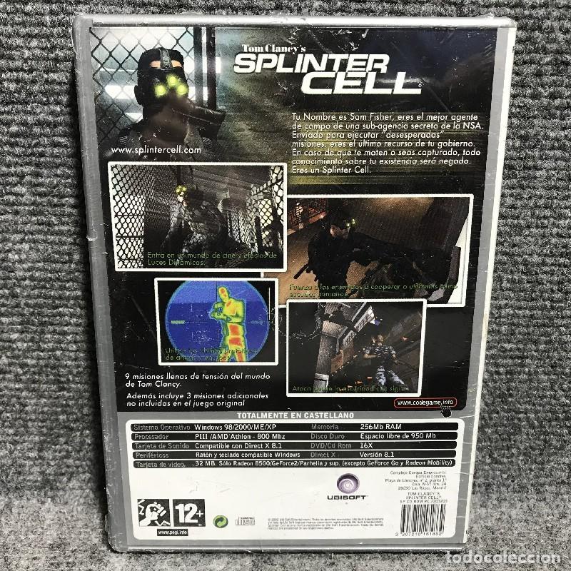 Videojuegos y consolas: TOM CLANCYS SPLINTER CELL NUEVO PC - Foto 2