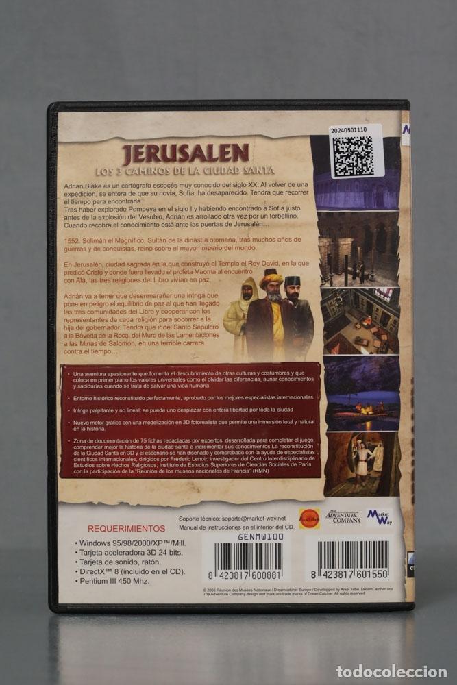 Videojuegos y consolas: PC CD-ROM. JERUSALEN: LOS 3 CAMINOS DE LA CIUDAD SANTA - Foto 2
