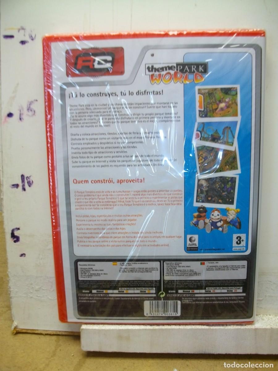 Videojuegos y consolas: Theme Park World JUEGO PC -NUEVO PRECINTADO - Foto 2