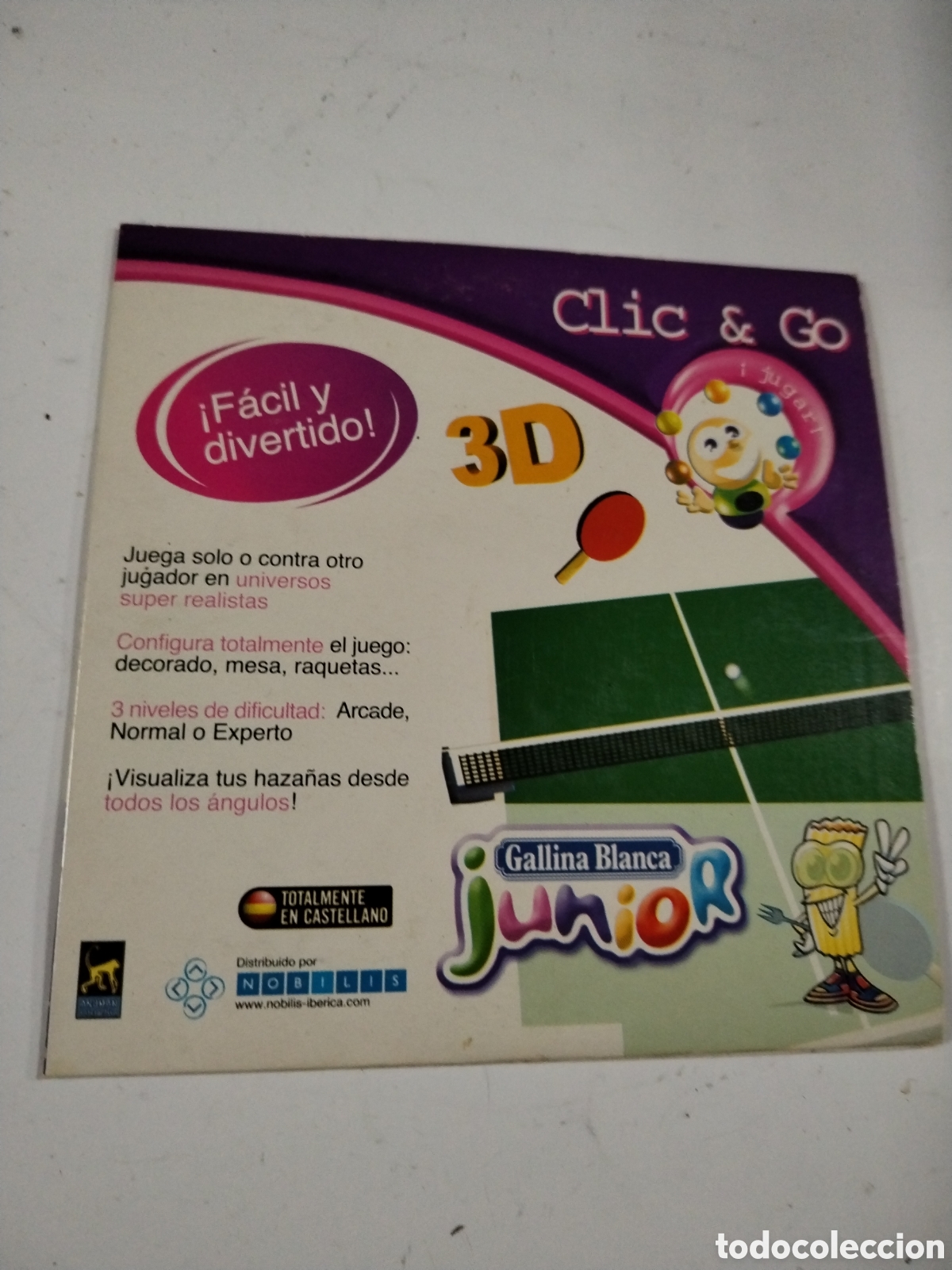 Videojuegos y consolas: Clic & Go. Gallina Blanca. PC - Foto 1