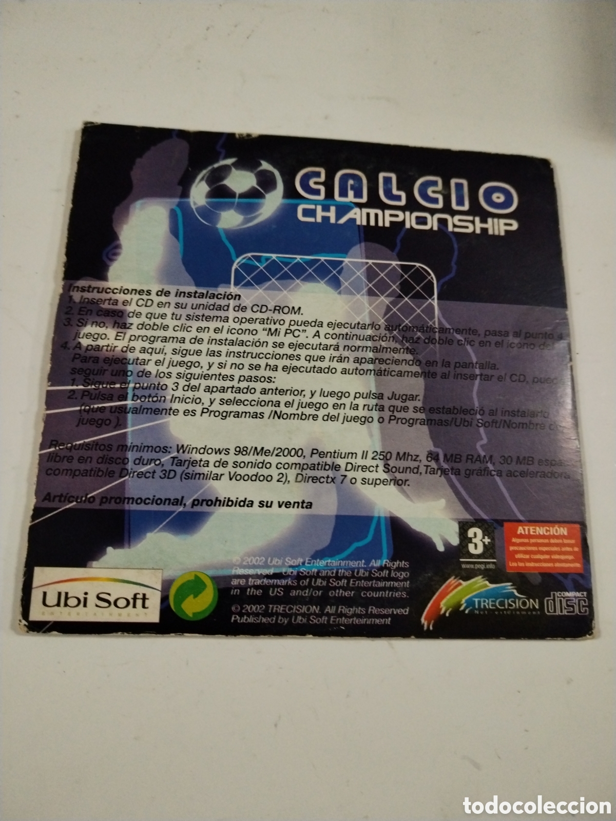 Videojuegos y consolas: CALCIO CHAMPIONSHIP. PC - Foto 2