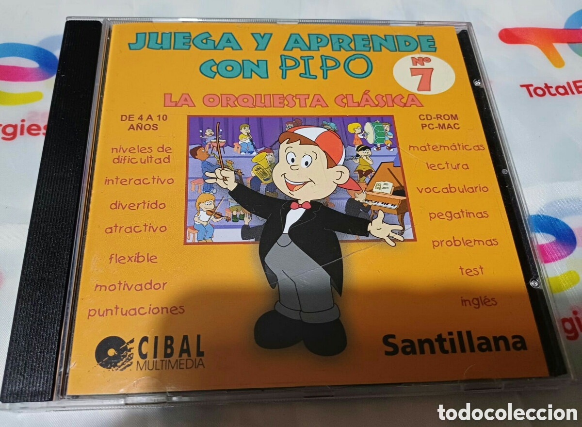 Videojuegos y consolas: Juega y aprende con pipo 7 PC CD ROM - Foto 1