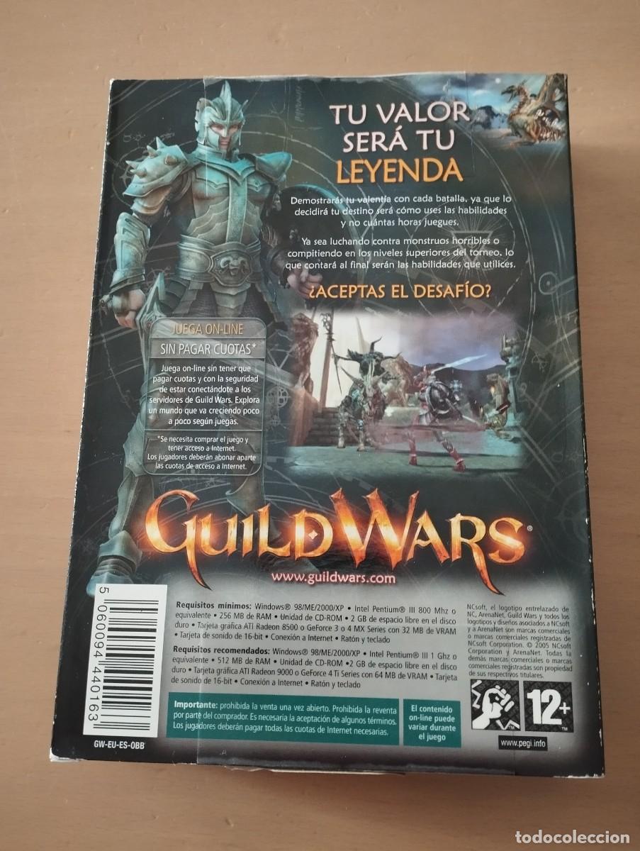 Videojuegos y consolas: Juego antiguo pc GuildWars precintado sin uso - Foto 2