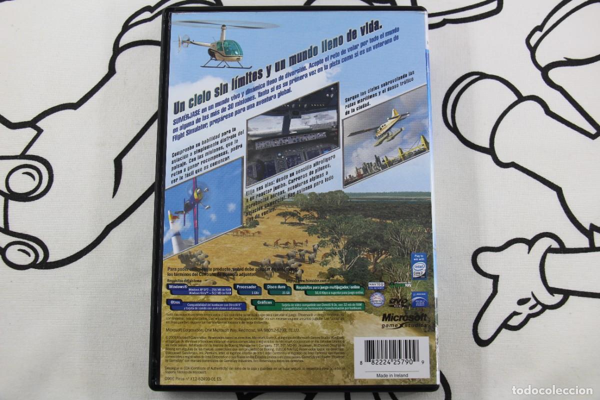 Videojuegos y consolas: PC MICROSOFT FLIGHT SIMULATOR X MUY BUEN ESTADO PAL ESPA&Ntilde;A - Foto 2