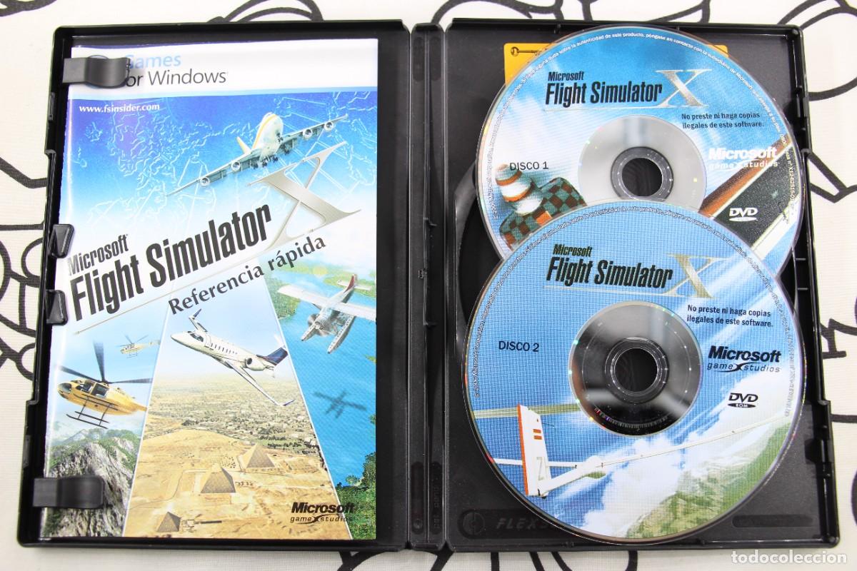 Videojuegos y consolas: PC MICROSOFT FLIGHT SIMULATOR X MUY BUEN ESTADO PAL ESPA&Ntilde;A - Foto 3
