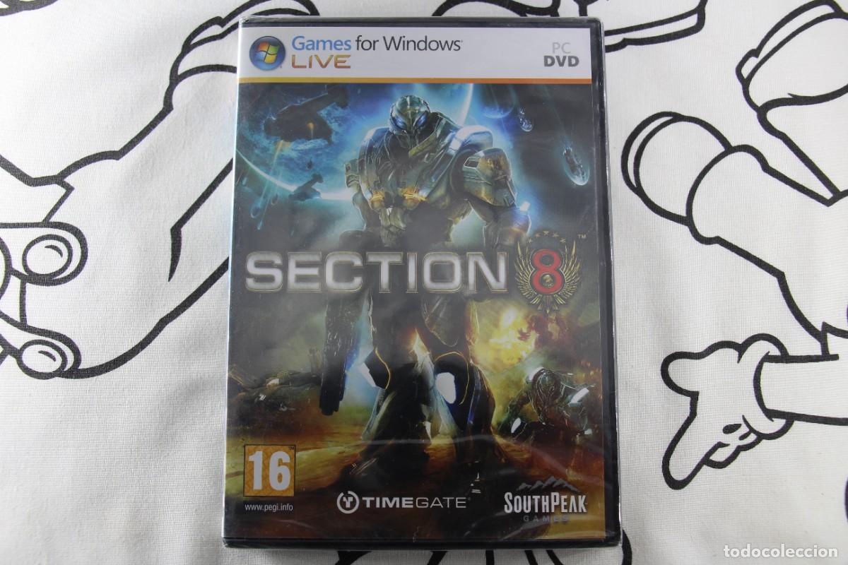 Videojuegos y consolas: PC SECTION 8 NUEVO PRECINTADO PAL ESPA&Ntilde;A - Foto 1