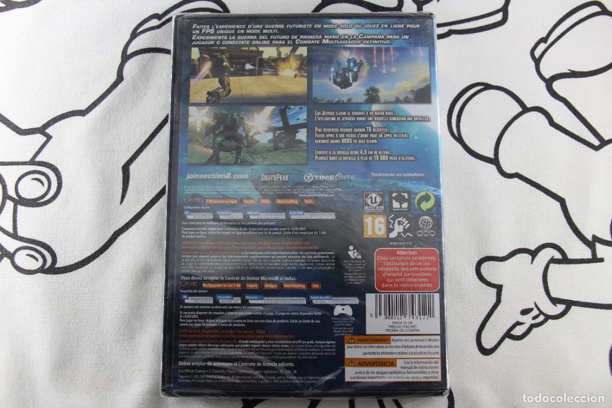 Videojuegos y consolas: PC SECTION 8 NUEVO PRECINTADO PAL ESPA&Ntilde;A - Foto 2