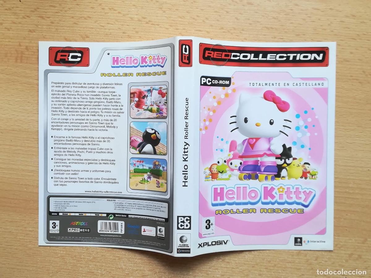Videojuegos y consolas: Caratula original PC CD-Rom: Hello Kitty. Roller rescue. - Foto 1