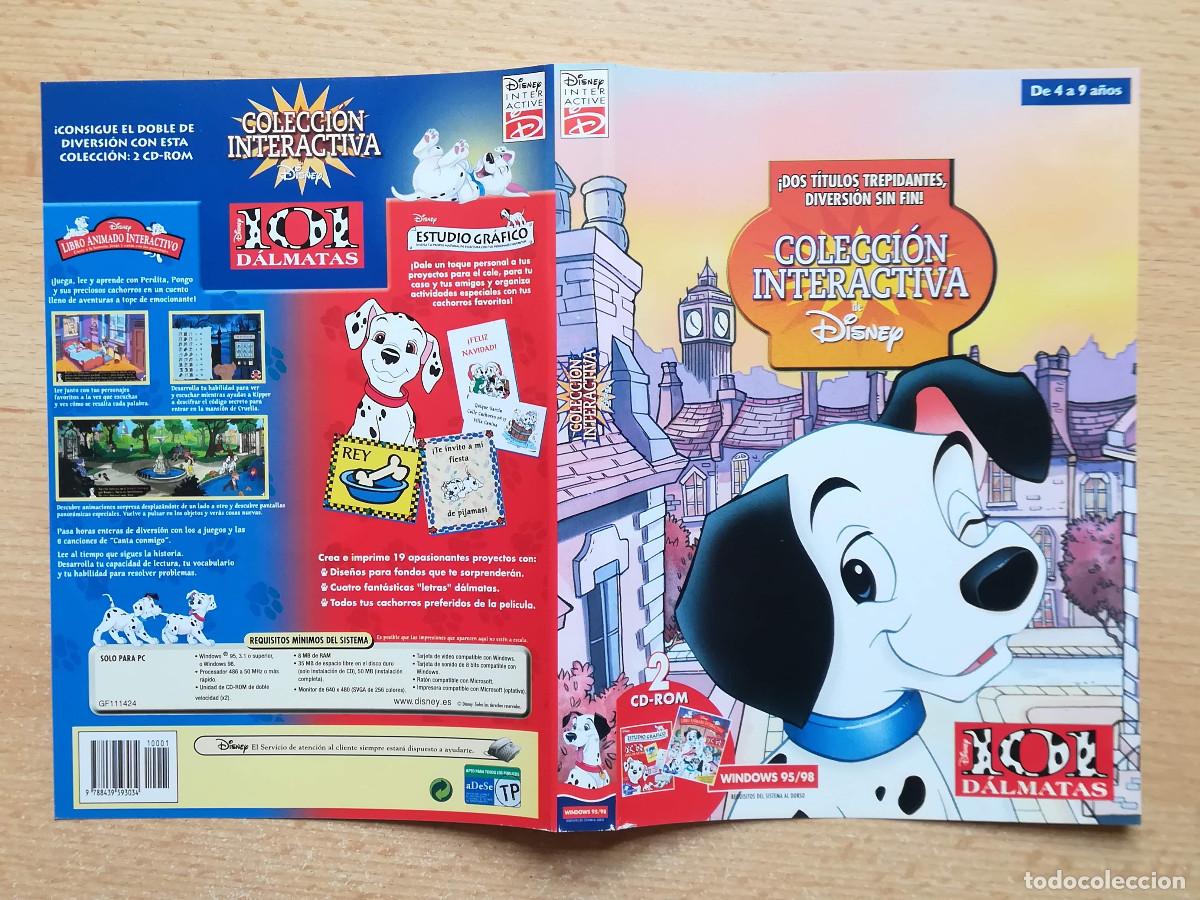 Videojuegos y consolas: Caratula original PC CD-Rom: 101 d&aacute;lmatas. Walt Disney. - Foto 1