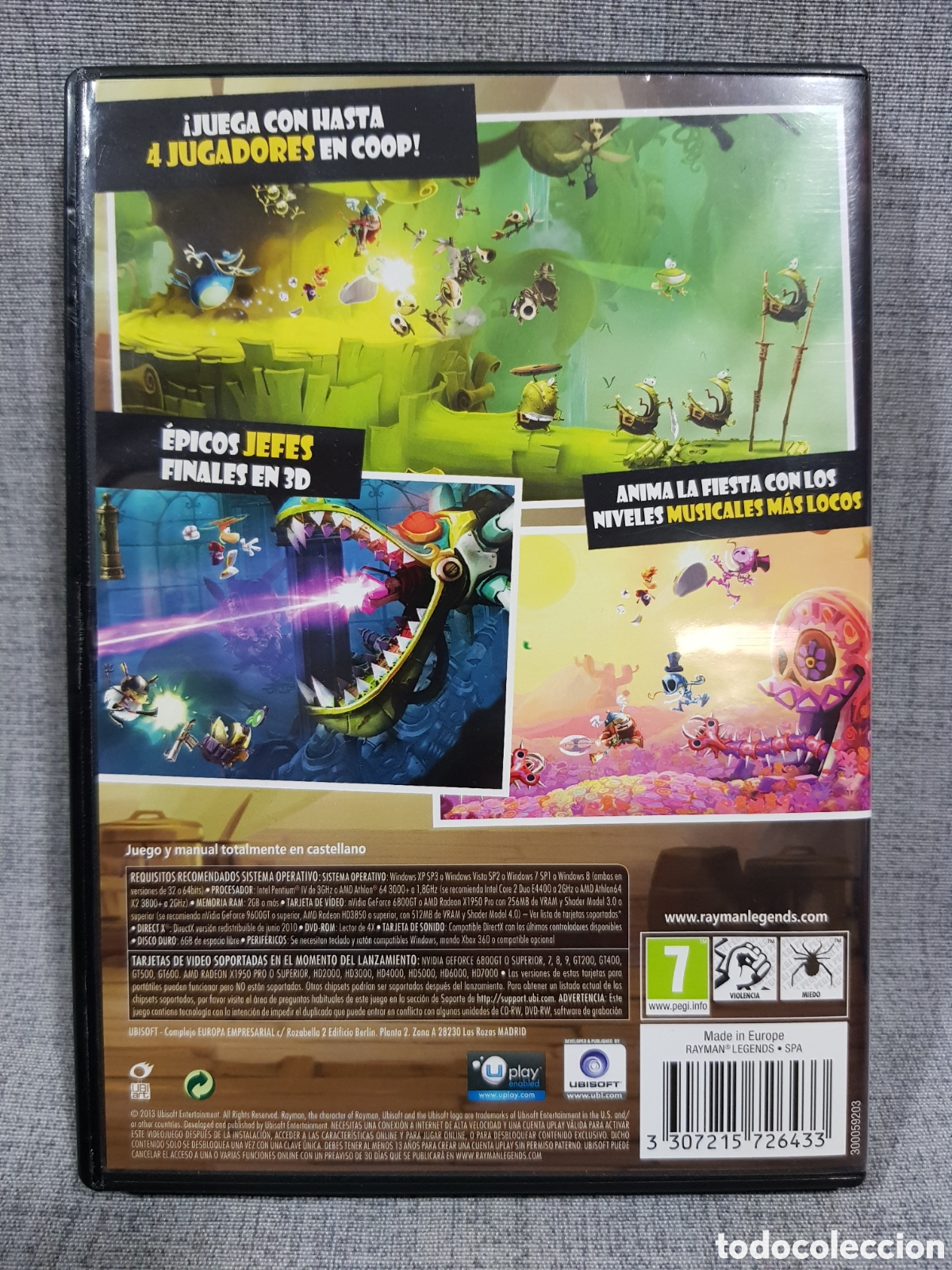 Videojuegos y consolas: RAYMAN LEGENDS UBISOFT JUEGO PARA PC DVD-ROM - Foto 2
