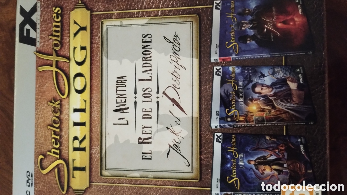 Videojuegos y consolas: Sherklock Holmes Trilogy - Foto 1
