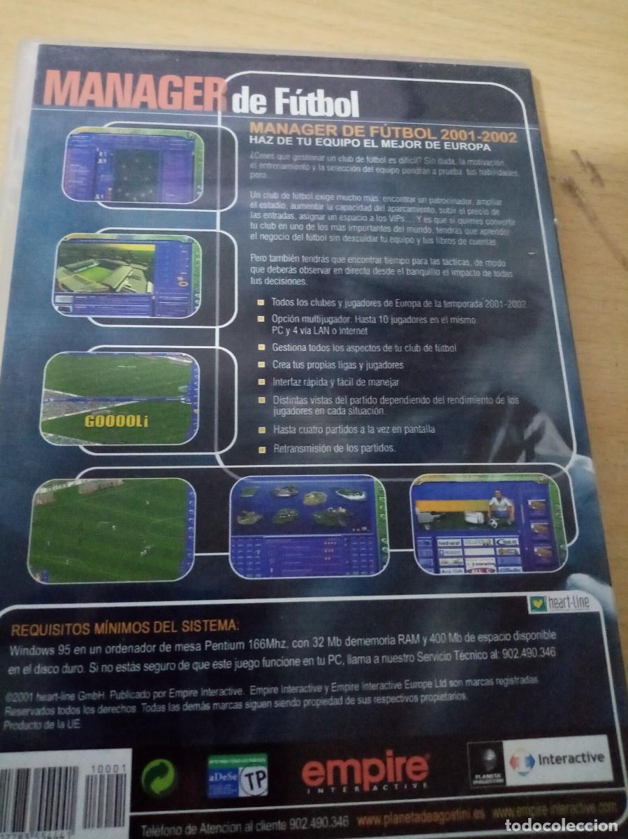 Videojuegos y consolas: MANAGER DE F&Uacute;TBOL. 2001 - 2002. - Foto 2