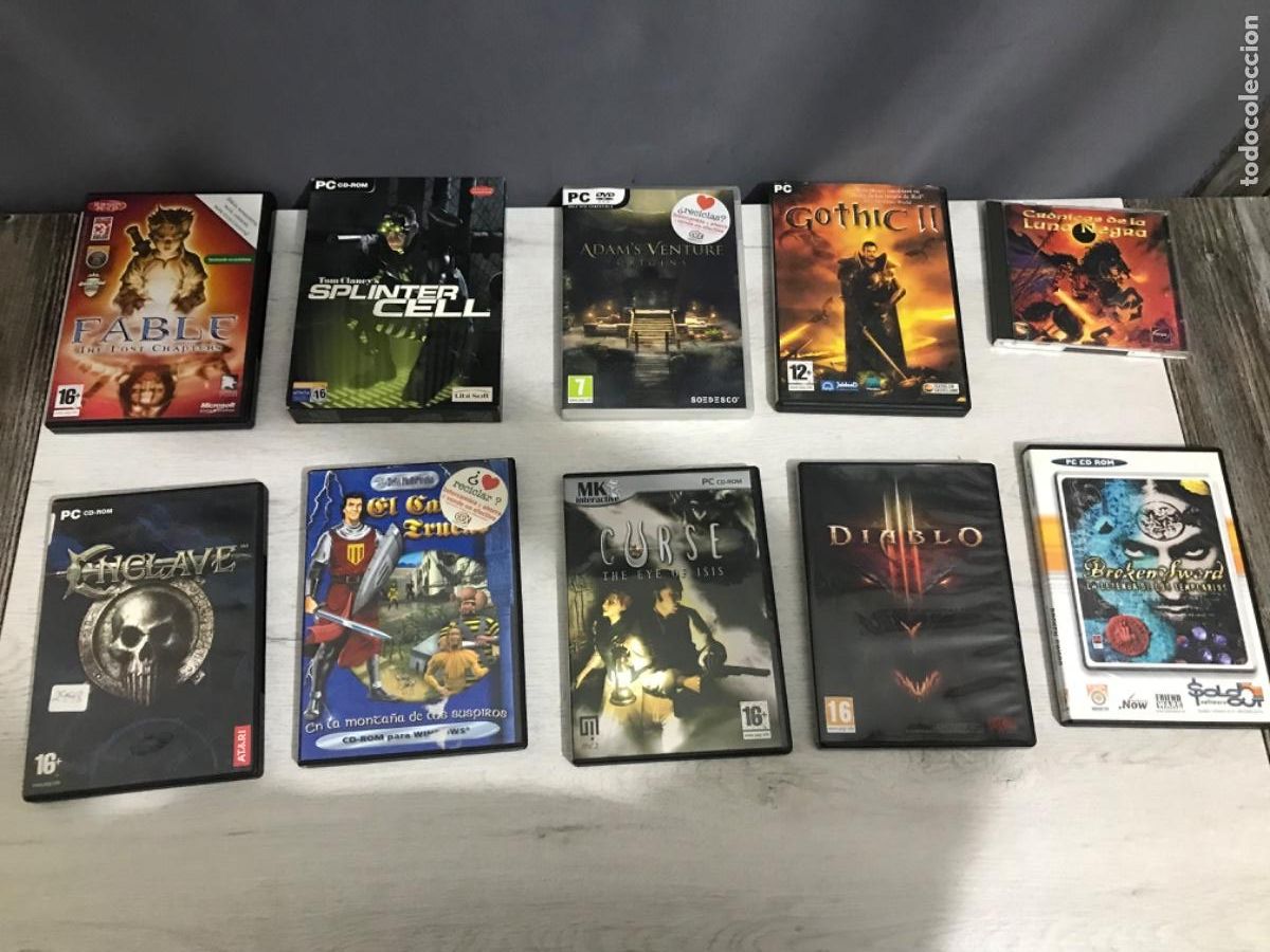 Videojuegos y consolas: Enorme lote de 36 juegos para PC - Foto 4