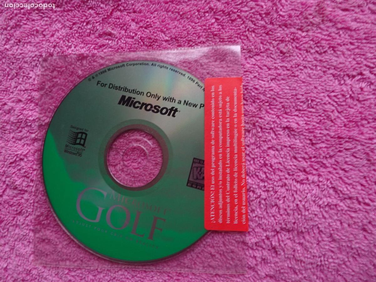 Videojuegos y consolas: microsoft golf 3.0 1996 windows 95 cd-rom - Foto 1