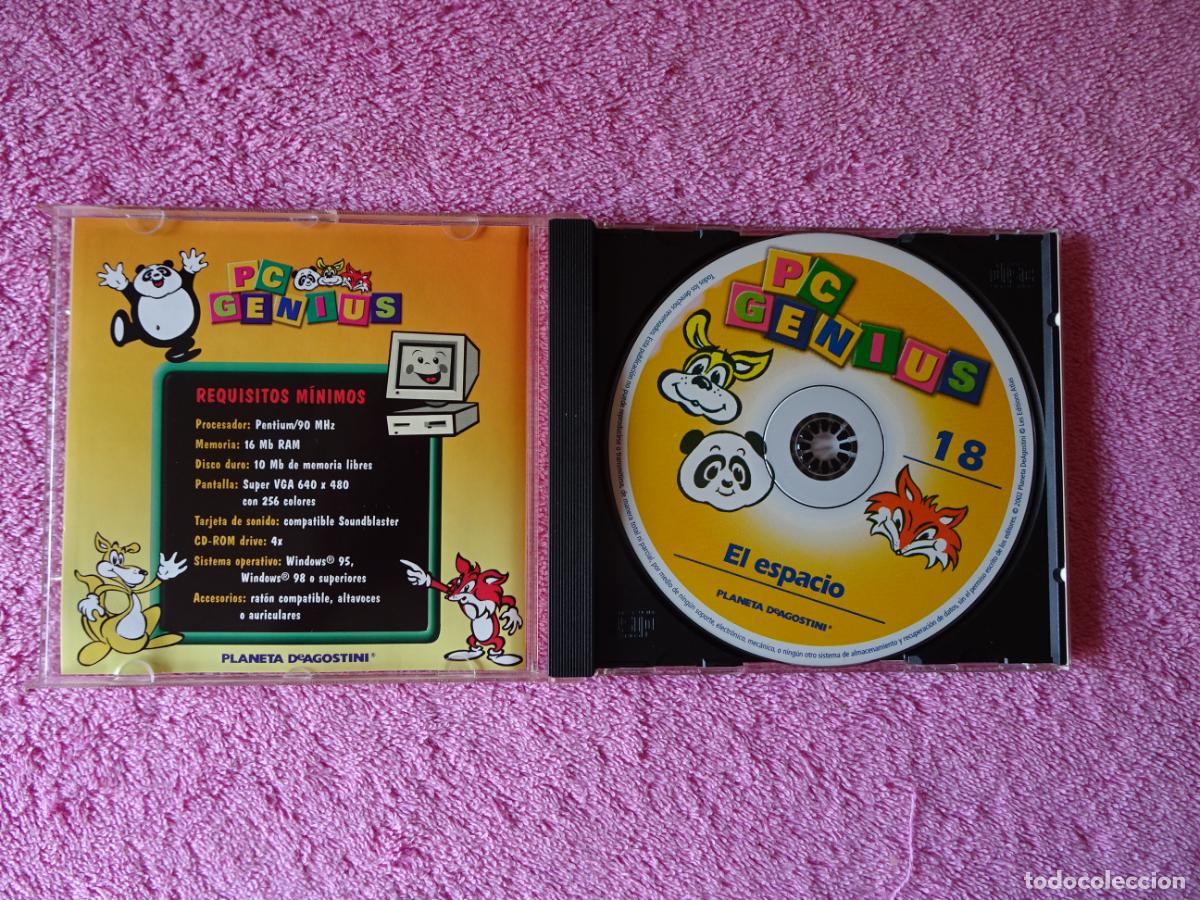 Videojuegos y consolas: el espacio pc genius 18 editorial planeta deAgostini 2002 cd-rom - Foto 2