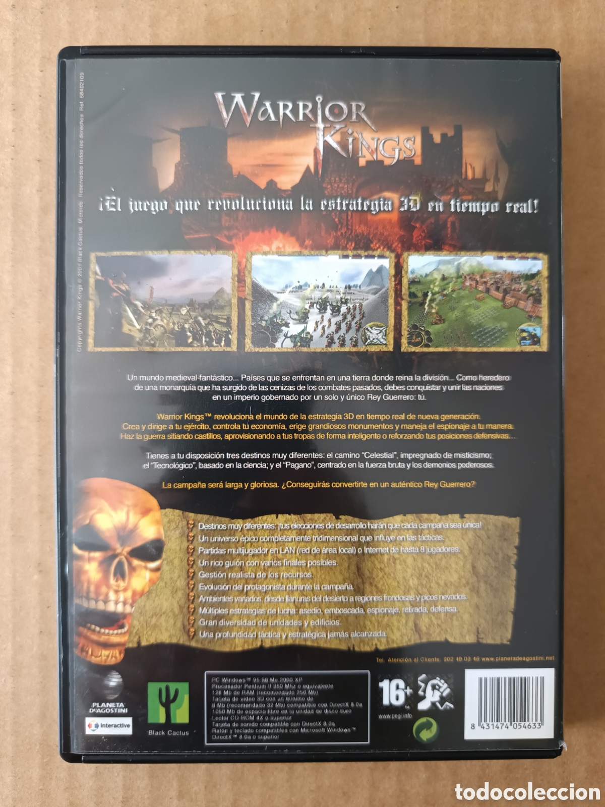 Videojuegos y consolas: Juego PC CD-Rom Warrior Kings (Black Cactus/Micro&iuml;ds, 2001). - Foto 2