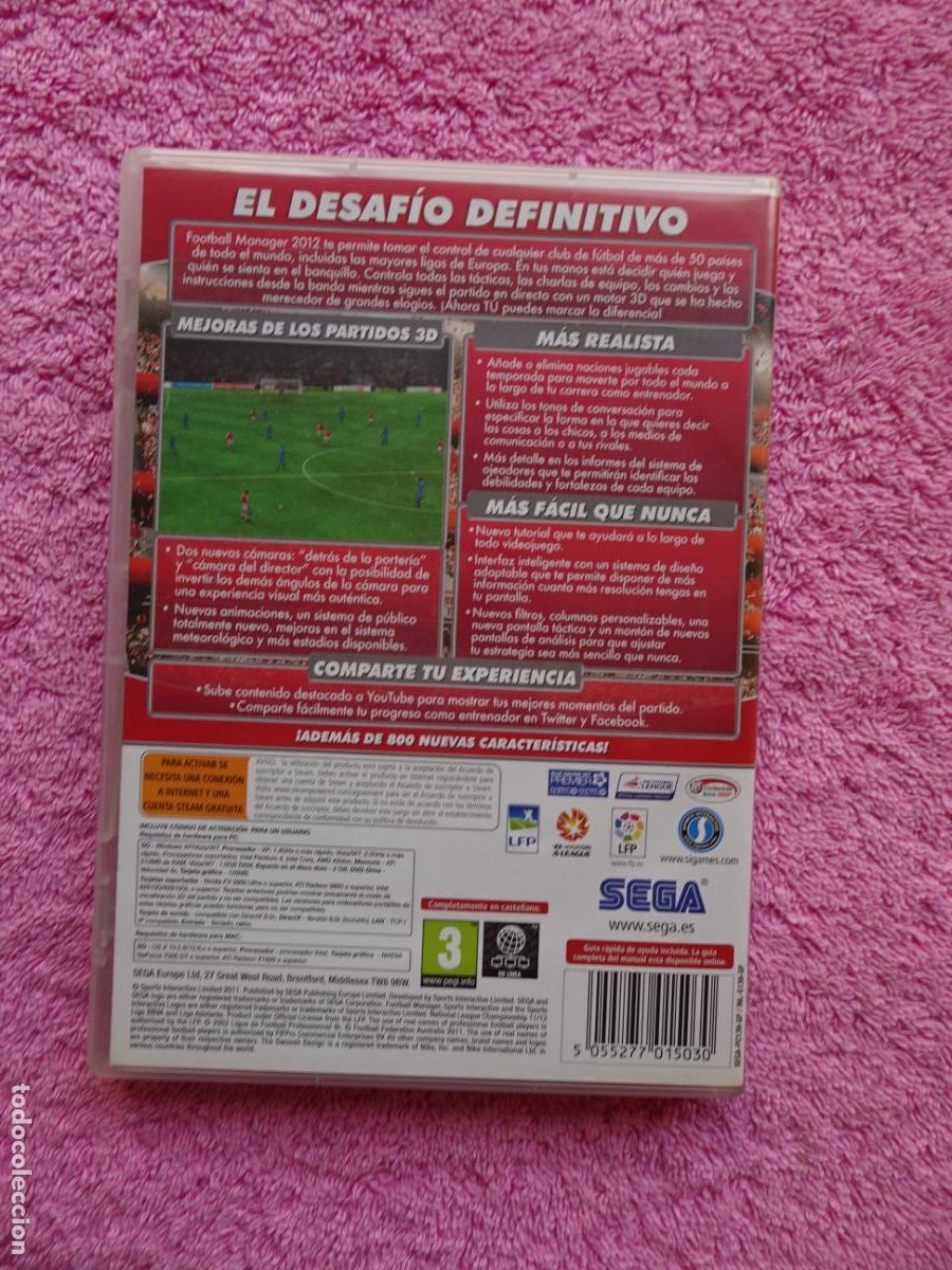Videojuegos y consolas: football manager 2012 pc dvd-rom sega - Foto 7