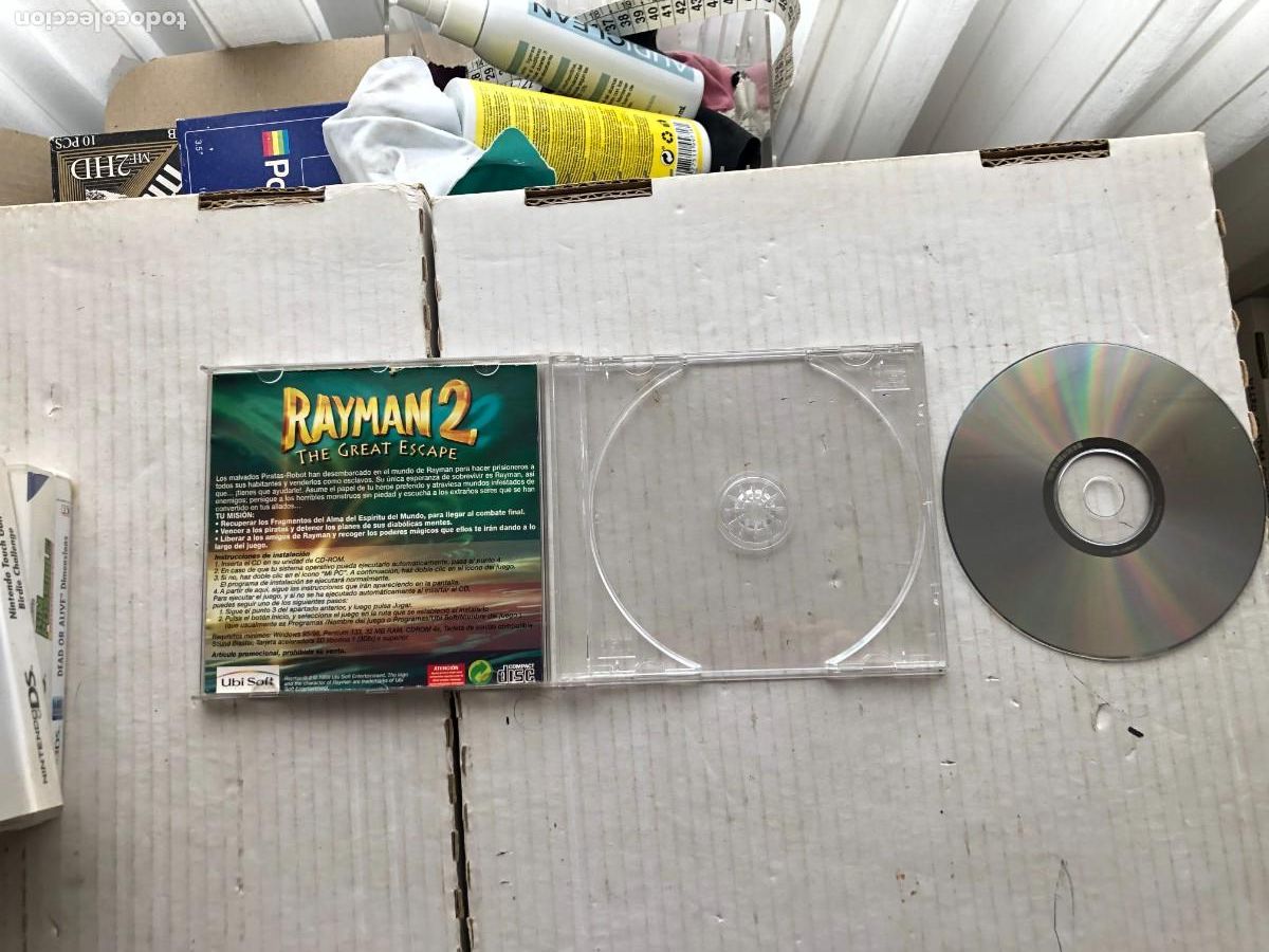 Videojuegos y consolas: RAYMAN 2 THE GREAT ESCAPE UBISOFT PC CD ROM KREATEN - Foto 2