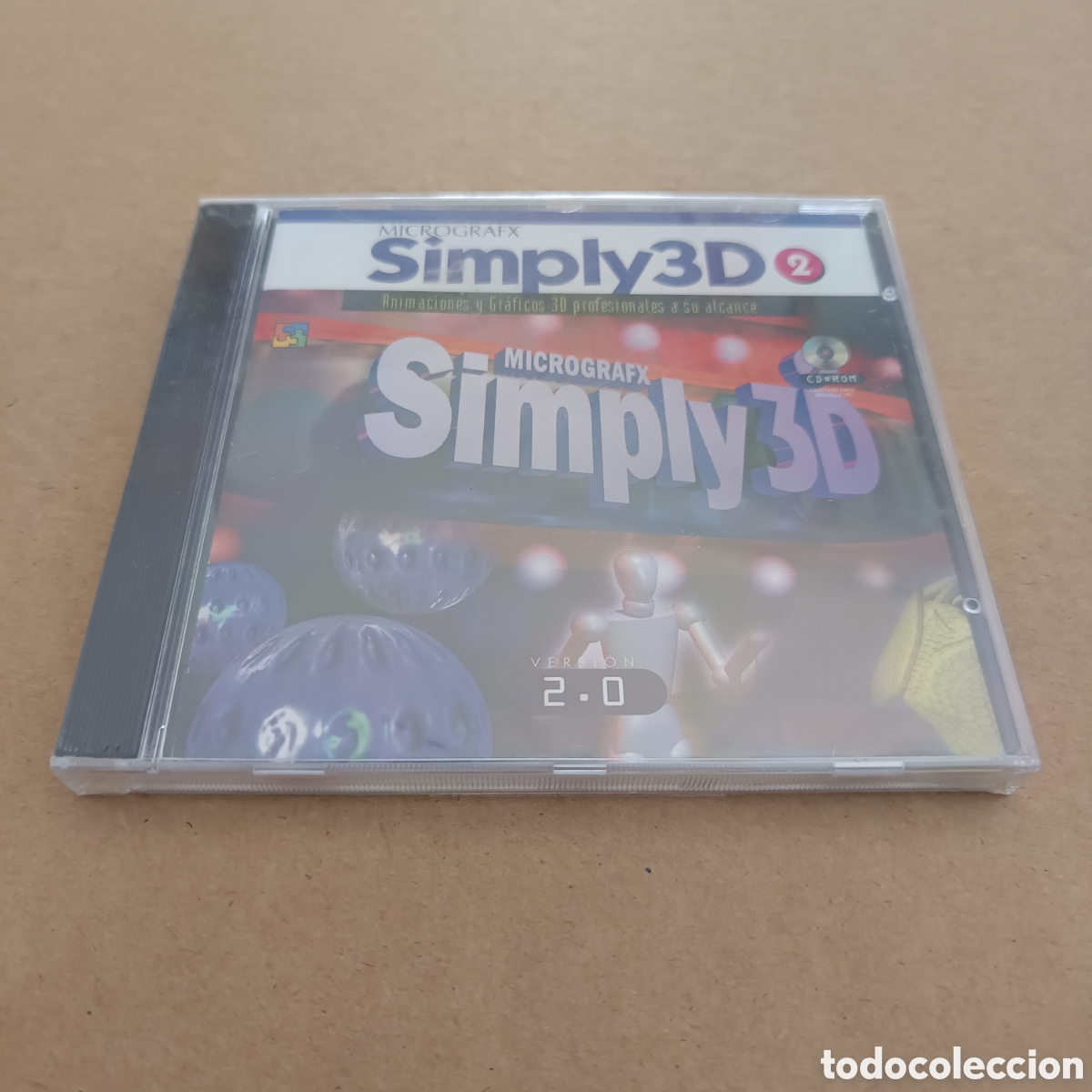 Videojuegos y consolas: (*_*) PC CD-Rom Micrografx Simply 3D 2 Versi&oacute;n 2.0 (Hobby Press). Precintado. - Foto 1