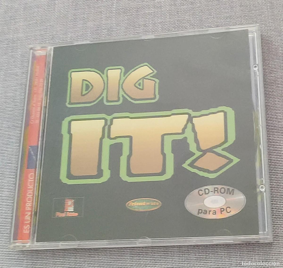 Videojuegos y consolas: CD - Rom. Para PC. Dig IT. Ayuda a rescatar a Dugette. - Foto 1