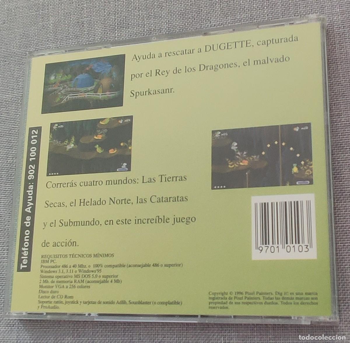 Videojuegos y consolas: CD - Rom. Para PC. Dig IT. Ayuda a rescatar a Dugette. - Foto 6
