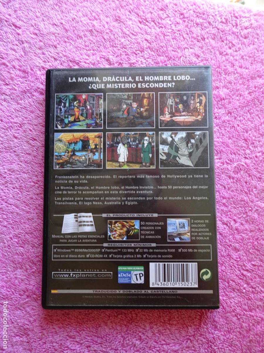 Videojuegos y consolas: hollywood monsters p&eacute;ndulo studios 2002 fx interactive en castellano - Foto 5