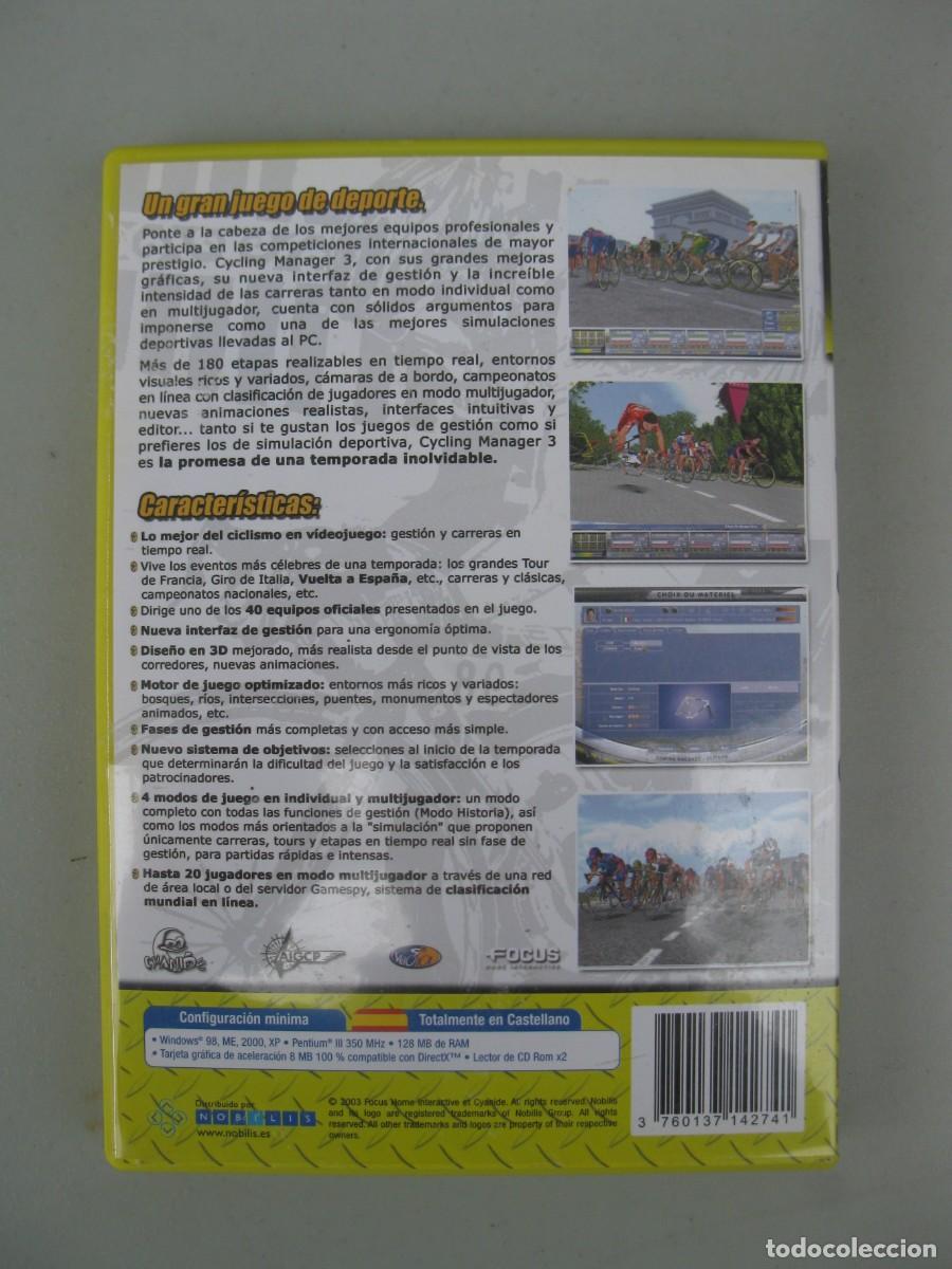 Videojuegos y consolas: CYCLING MANAGER 3 - JUEGO PARA PC. - Foto 3