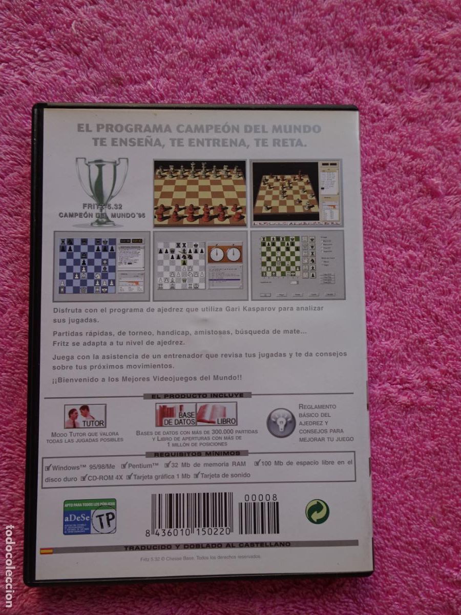 Videojuegos y consolas: fritz 5 el programa de ajedrez campe&oacute;n del mundo 2002 fx interactive en castellano - Foto 6