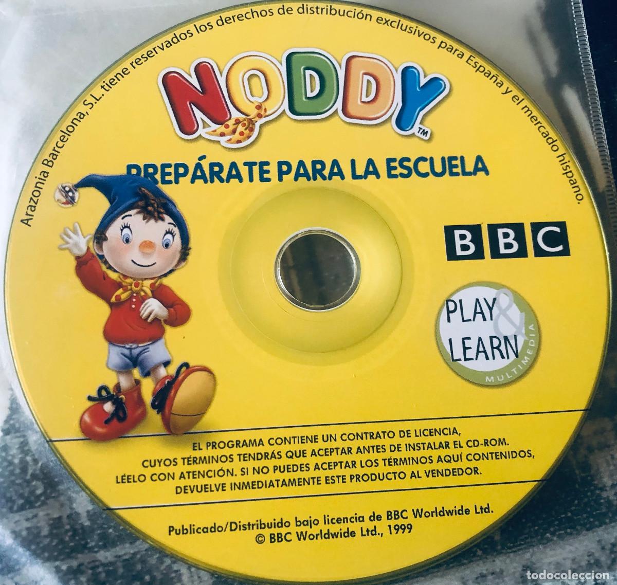 Videojuegos y consolas: Noddy. CD-ROM multimedia para aprender ingl&eacute;s. BBC. 1999. En funda transparente. - Foto 1