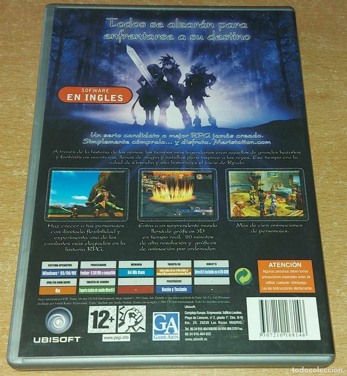 Videojuegos y consolas: GRANDIA II PC 2 DISCOS EDICION ESPA&Ntilde;A - Foto 2
