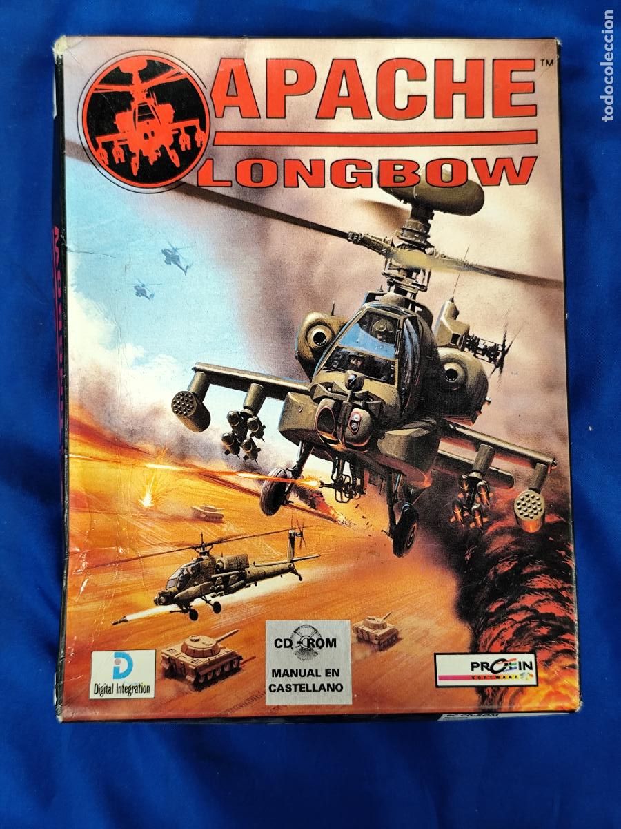 Videojuegos y consolas: Juego PC . Apache longbow . Planeta de Agostini . CD ROM - Foto 1