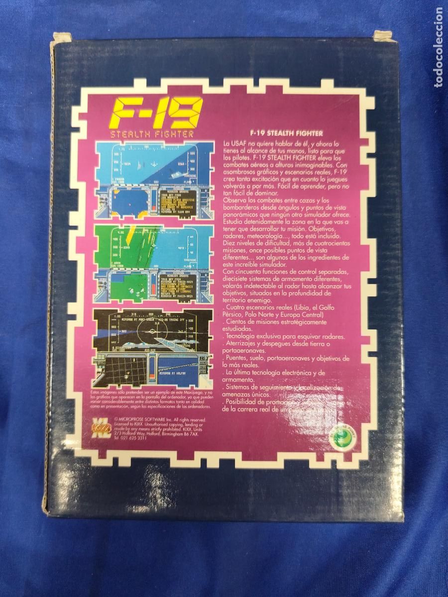 Videojuegos y consolas: Juego F-19 Stealth fighter pc - Foto 4