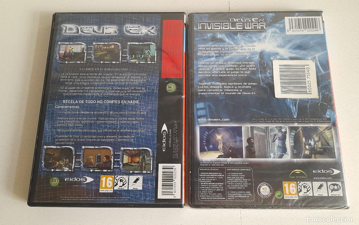 Videojuegos y consolas: Deus Ex. Lote dos juegos - Foto 2