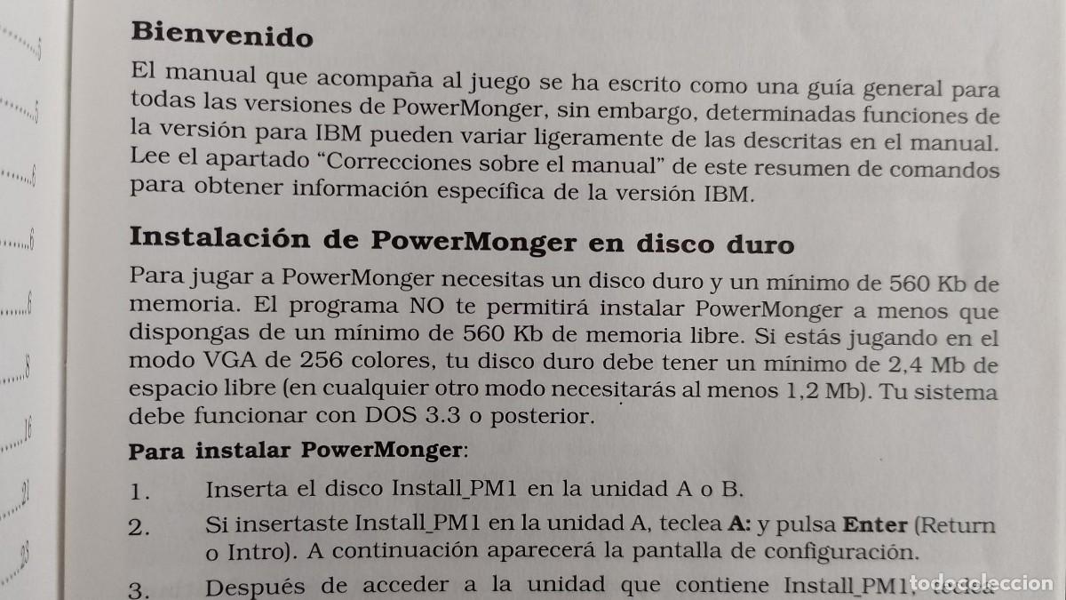 Videojuegos y consolas: JUEGO PC 5,25 POWERMONGER. ESPA&Ntilde;OL - Foto 8