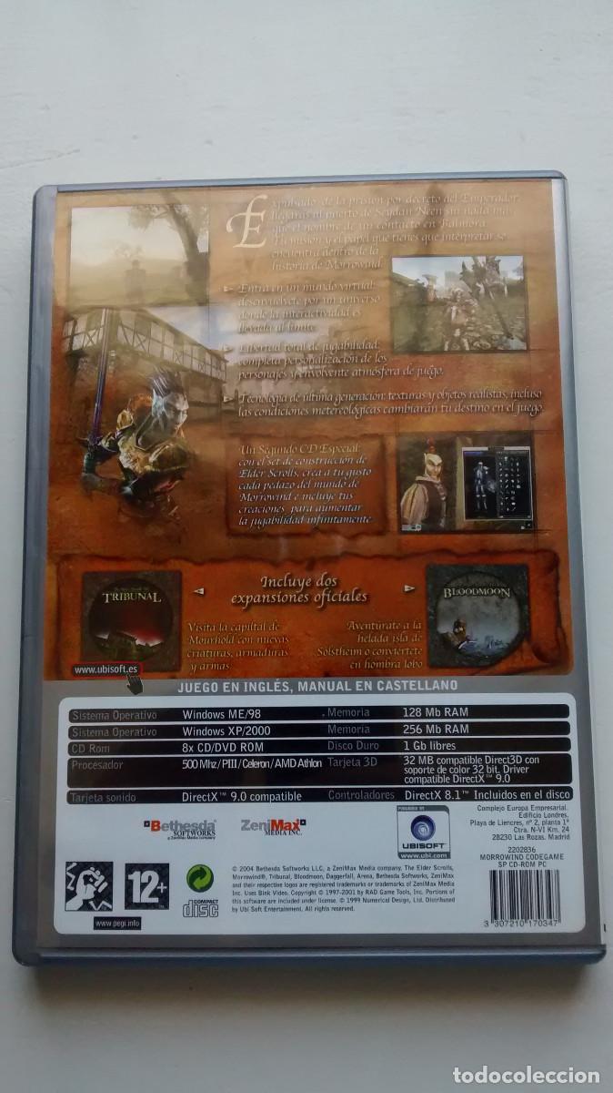 Videojuegos y consolas: Morrowind. The elder scrolls III - PC - Foto 3