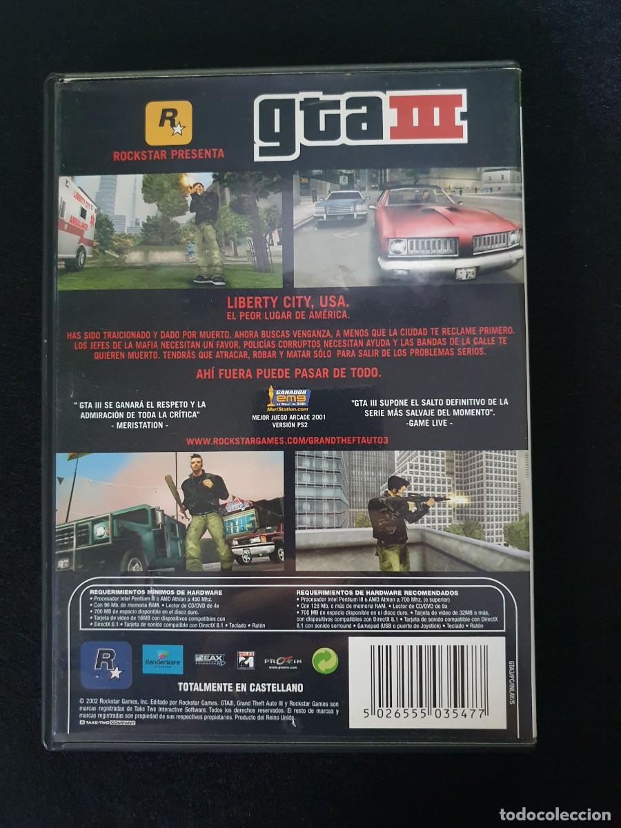 Videojuegos y consolas: GTA III JUEGO PC ROCKSTAR - Foto 2