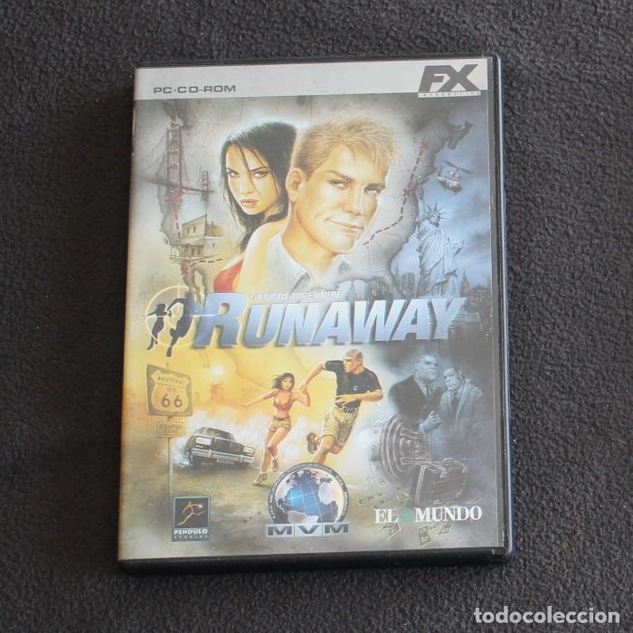 Videojuegos y consolas: RUNAWAY PC CD-ROM CON MANUAL - Foto 1
