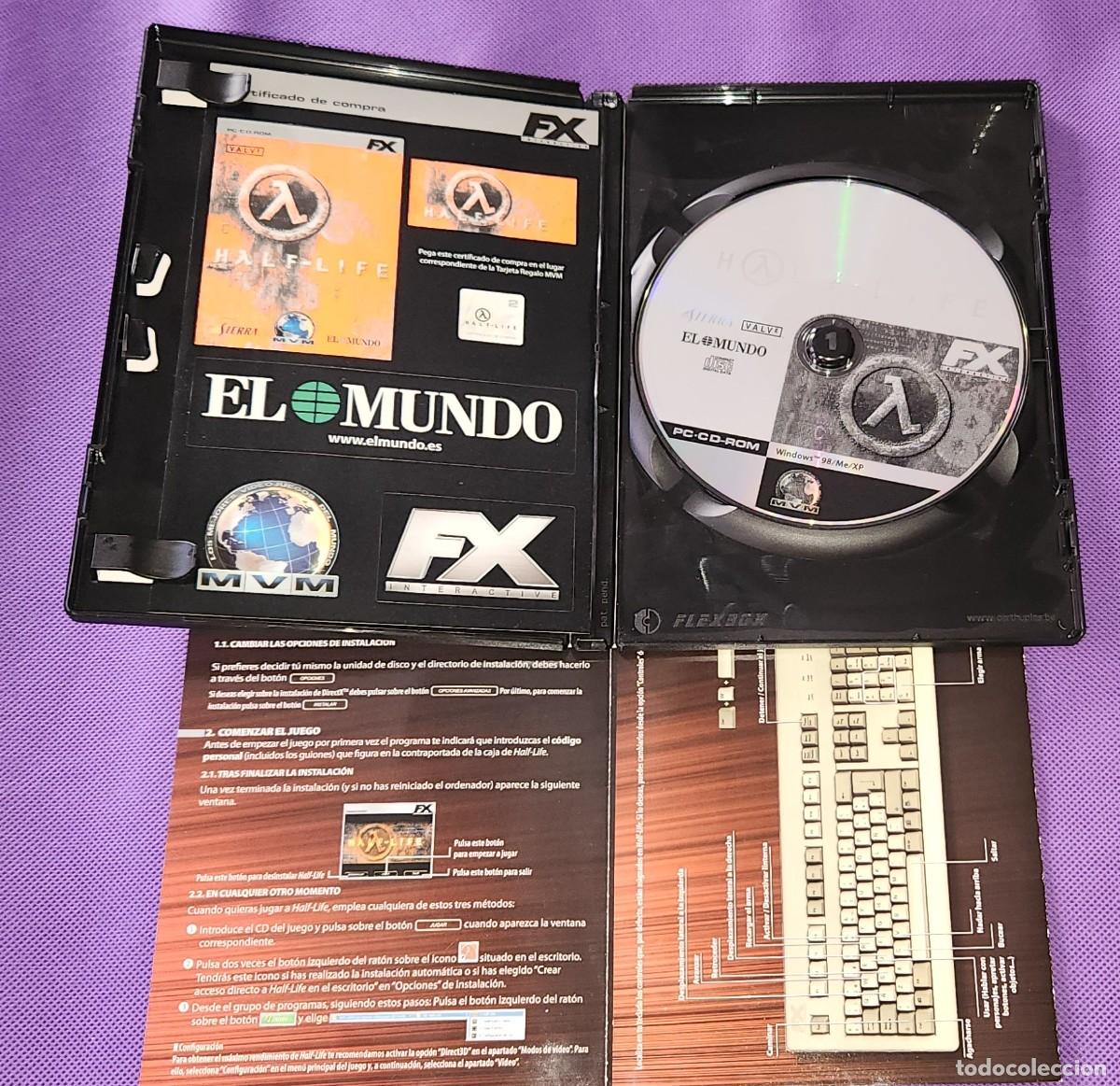 Videojuegos y consolas: HALF-LIFE - PC CD-ROM - FX INTERACTIVE- original EL MUNDO 2003 - Foto 2